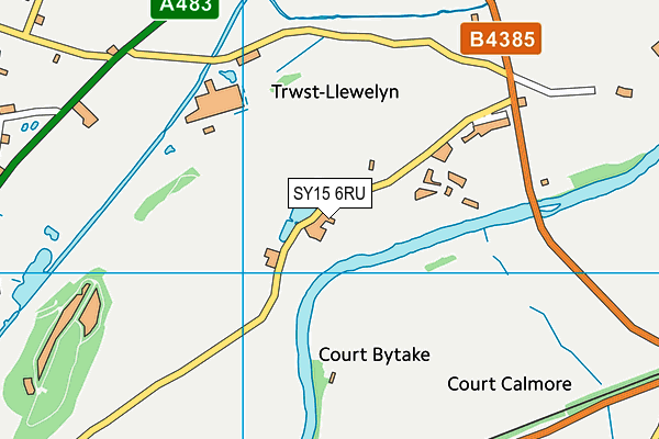 SY15 6RU map - OS VectorMap District (Ordnance Survey) SY15 6RU map - OS VectorMap District (Ordnance Survey)