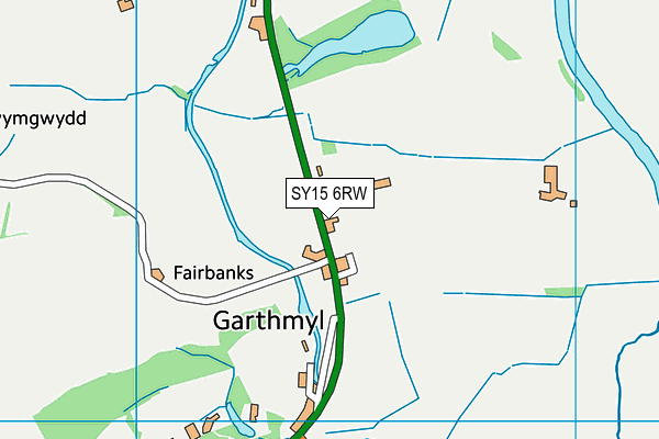SY15 6RW map - OS VectorMap District (Ordnance Survey) SY15 6RW map - OS VectorMap District (Ordnance Survey)