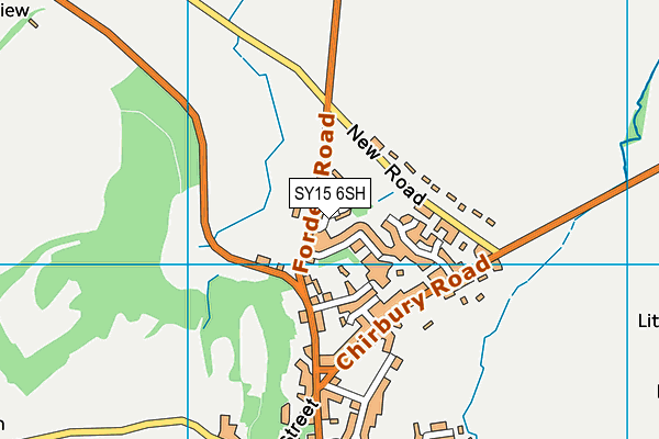 SY15 6SH map - OS VectorMap District (Ordnance Survey) SY15 6SH map - OS VectorMap District (Ordnance Survey)