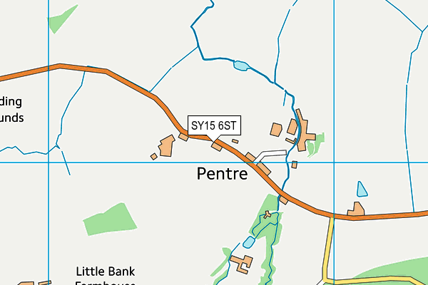 SY15 6ST map - OS VectorMap District (Ordnance Survey) SY15 6ST map - OS VectorMap District (Ordnance Survey)