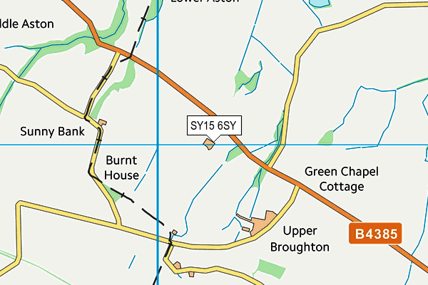 SY15 6SY map - OS VectorMap District (Ordnance Survey) SY15 6SY map - OS VectorMap District (Ordnance Survey)