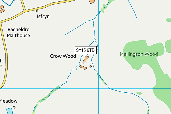 SY15 6TD map - OS VectorMap District (Ordnance Survey) SY15 6TD map - OS VectorMap District (Ordnance Survey)