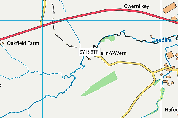 SY15 6TF map - OS VectorMap District (Ordnance Survey) SY15 6TF map - OS VectorMap District (Ordnance Survey)