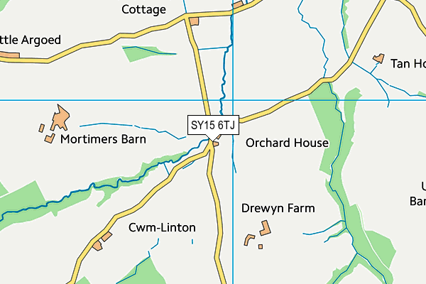 SY15 6TJ map - OS VectorMap District (Ordnance Survey) SY15 6TJ map - OS VectorMap District (Ordnance Survey)