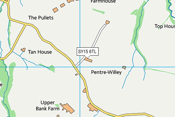 SY15 6TL map - OS VectorMap District (Ordnance Survey) SY15 6TL map - OS VectorMap District (Ordnance Survey)