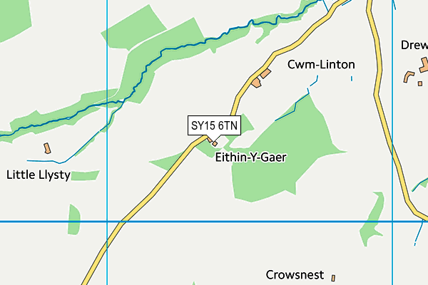 SY15 6TN map - OS VectorMap District (Ordnance Survey) SY15 6TN map - OS VectorMap District (Ordnance Survey)