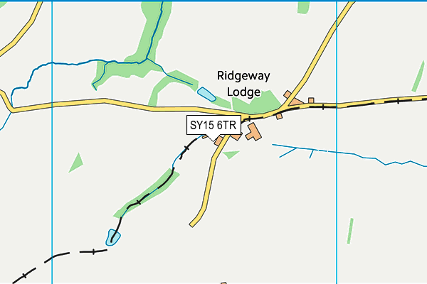 SY15 6TR map - OS VectorMap District (Ordnance Survey) SY15 6TR map - OS VectorMap District (Ordnance Survey)