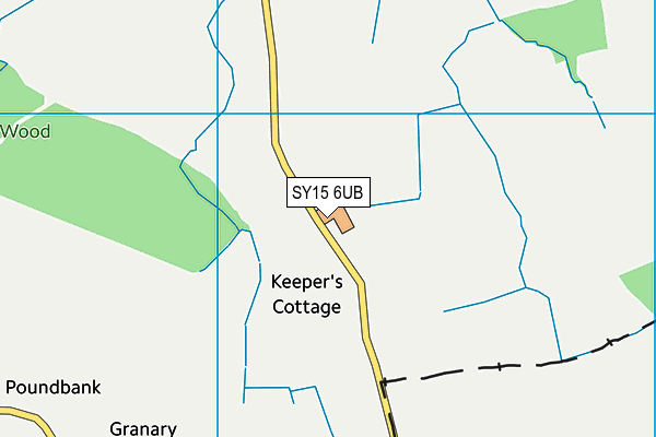 SY15 6UB map - OS VectorMap District (Ordnance Survey) SY15 6UB map - OS VectorMap District (Ordnance Survey)