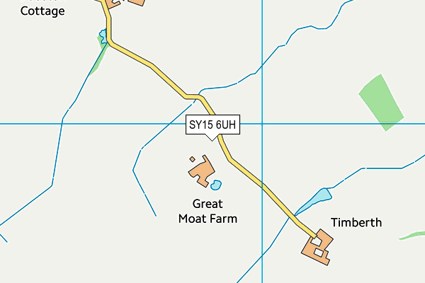 SY15 6UH map - OS VectorMap District (Ordnance Survey) SY15 6UH map - OS VectorMap District (Ordnance Survey)