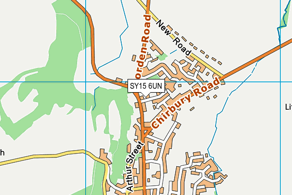 SY15 6UN map - OS VectorMap District (Ordnance Survey) SY15 6UN map - OS VectorMap District (Ordnance Survey)