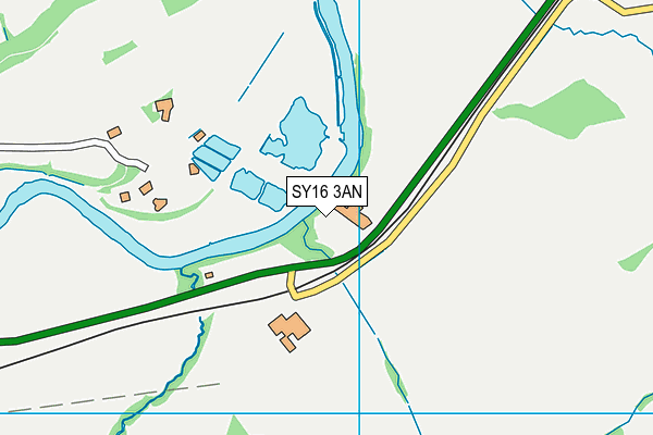 SY16 3AN map - OS VectorMap District (Ordnance Survey) SY16 3AN map - OS VectorMap District (Ordnance Survey)