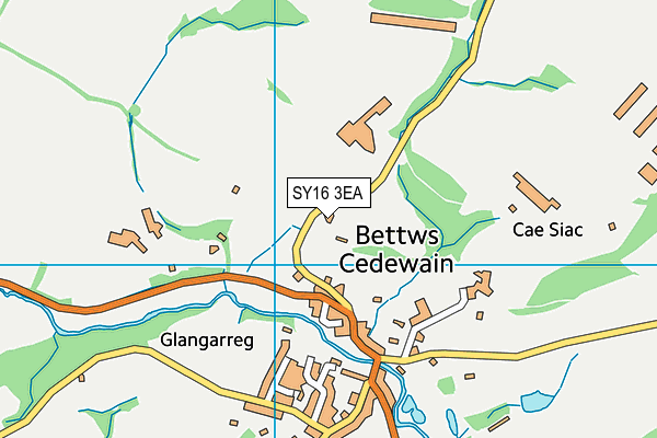 SY16 3EA map - OS VectorMap District (Ordnance Survey) SY16 3EA map - OS VectorMap District (Ordnance Survey)
