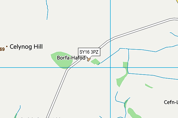 SY16 3PZ map - OS VectorMap District (Ordnance Survey) SY16 3PZ map - OS VectorMap District (Ordnance Survey)