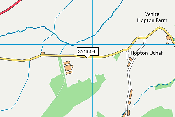 SY16 4EL map - OS VectorMap District (Ordnance Survey) SY16 4EL map - OS VectorMap District (Ordnance Survey)