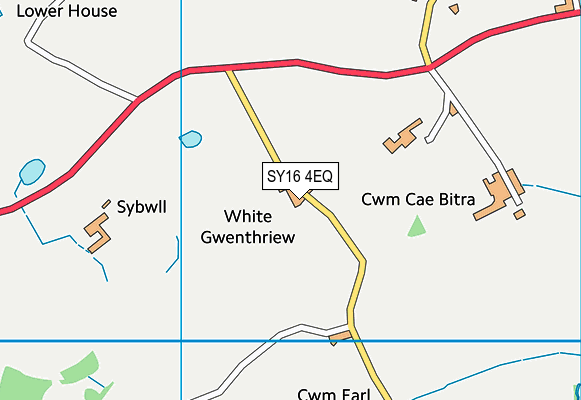 SY16 4EQ map - OS VectorMap District (Ordnance Survey) SY16 4EQ map - OS VectorMap District (Ordnance Survey)
