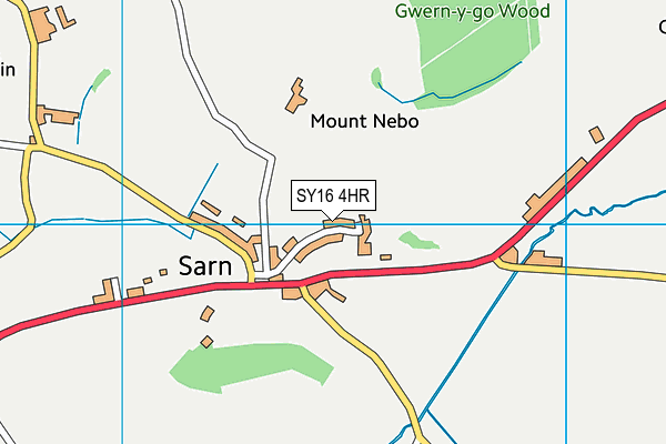 SY16 4HR map - OS VectorMap District (Ordnance Survey) SY16 4HR map - OS VectorMap District (Ordnance Survey)