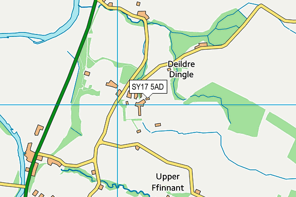 SY17 5AD map - OS VectorMap District (Ordnance Survey) SY17 5AD map - OS VectorMap District (Ordnance Survey)
