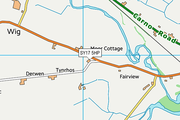 SY17 5HP map - OS VectorMap District (Ordnance Survey) SY17 5HP map - OS VectorMap District (Ordnance Survey)