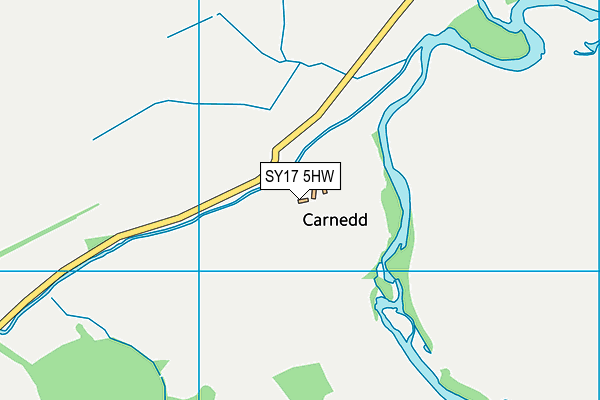 SY17 5HW map - OS VectorMap District (Ordnance Survey) SY17 5HW map - OS VectorMap District (Ordnance Survey)