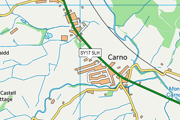 SY17 5LH map - OS VectorMap District (Ordnance Survey) SY17 5LH map - OS VectorMap District (Ordnance Survey)