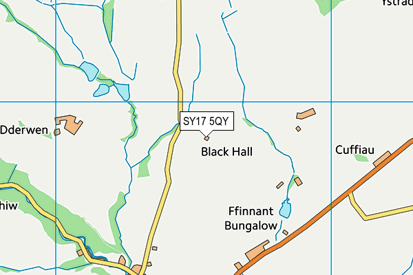 SY17 5QY map - OS VectorMap District (Ordnance Survey) SY17 5QY map - OS VectorMap District (Ordnance Survey)