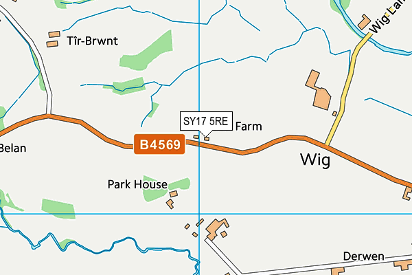 SY17 5RE map - OS VectorMap District (Ordnance Survey) SY17 5RE map - OS VectorMap District (Ordnance Survey)