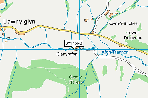 SY17 5RQ map - OS VectorMap District (Ordnance Survey) SY17 5RQ map - OS VectorMap District (Ordnance Survey)