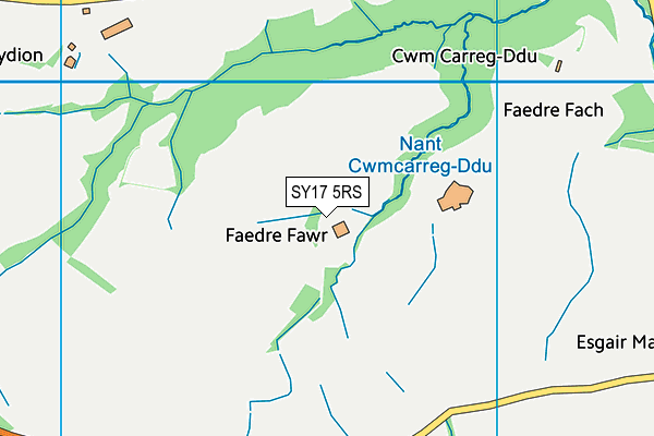 SY17 5RS map - OS VectorMap District (Ordnance Survey) SY17 5RS map - OS VectorMap District (Ordnance Survey)