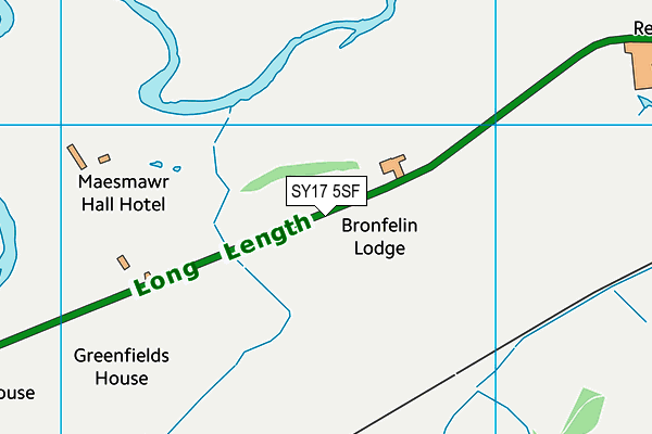 SY17 5SF map - OS VectorMap District (Ordnance Survey) SY17 5SF map - OS VectorMap District (Ordnance Survey)