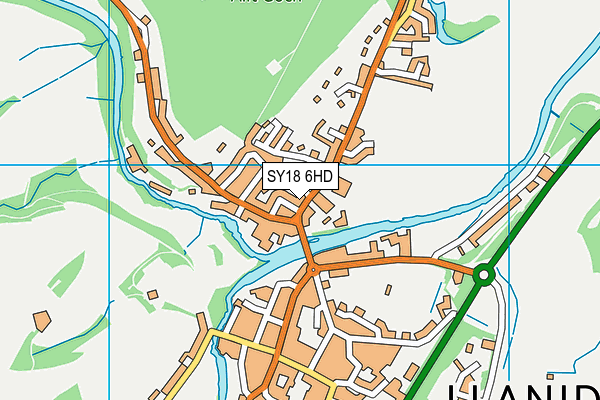 SY18 6HD map - OS VectorMap District (Ordnance Survey) SY18 6HD map - OS VectorMap District (Ordnance Survey)