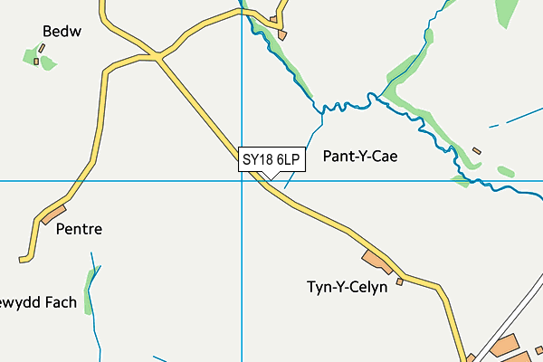 SY18 6LP map - OS VectorMap District (Ordnance Survey) SY18 6LP map - OS VectorMap District (Ordnance Survey)