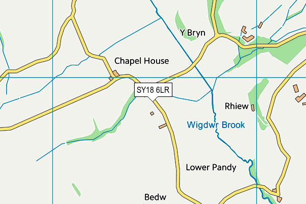 SY18 6LR map - OS VectorMap District (Ordnance Survey) SY18 6LR map - OS VectorMap District (Ordnance Survey)
