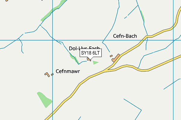 SY18 6LT map - OS VectorMap District (Ordnance Survey) SY18 6LT map - OS VectorMap District (Ordnance Survey)