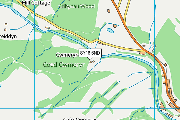 SY18 6ND map - OS VectorMap District (Ordnance Survey) SY18 6ND map - OS VectorMap District (Ordnance Survey)