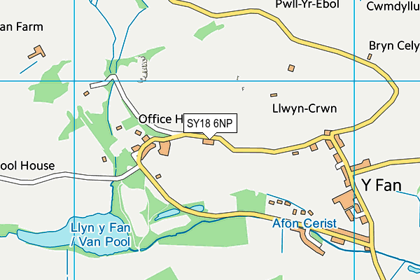 SY18 6NP map - OS VectorMap District (Ordnance Survey) SY18 6NP map - OS VectorMap District (Ordnance Survey)