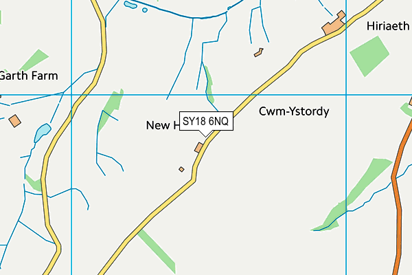SY18 6NQ map - OS VectorMap District (Ordnance Survey)