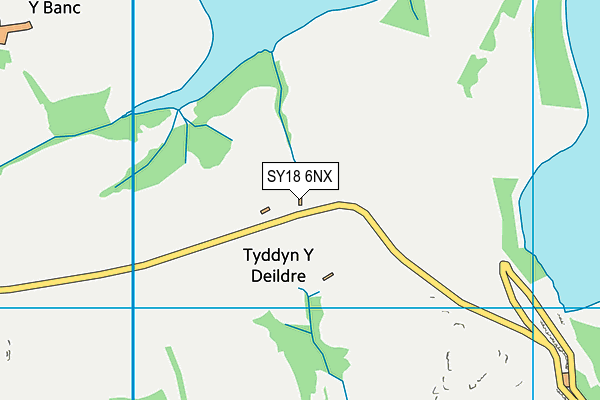 SY18 6NX map - OS VectorMap District (Ordnance Survey) SY18 6NX map - OS VectorMap District (Ordnance Survey)