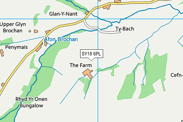 SY18 6PL map - OS VectorMap District (Ordnance Survey) SY18 6PL map - OS VectorMap District (Ordnance Survey)