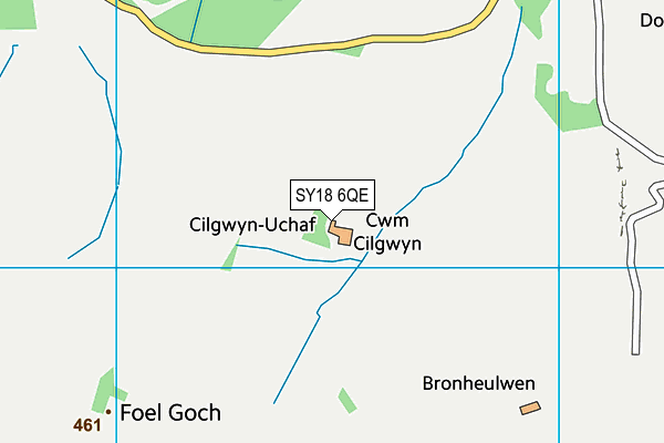 SY18 6QE map - OS VectorMap District (Ordnance Survey) SY18 6QE map - OS VectorMap District (Ordnance Survey)