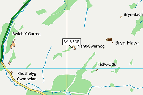 SY18 6QF map - OS VectorMap District (Ordnance Survey) SY18 6QF map - OS VectorMap District (Ordnance Survey)