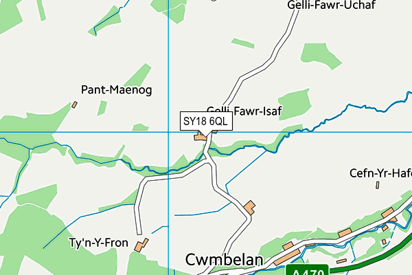 SY18 6QL map - OS VectorMap District (Ordnance Survey) SY18 6QL map - OS VectorMap District (Ordnance Survey)