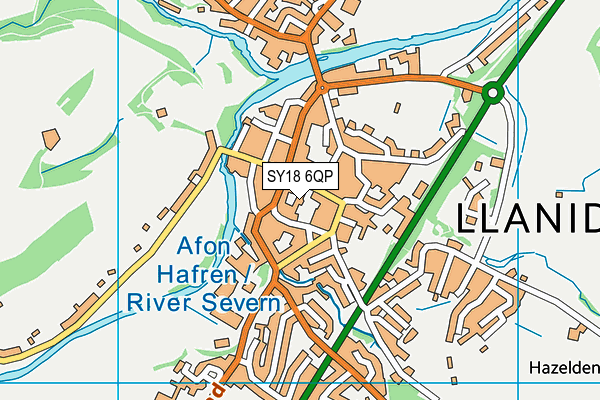 SY18 6QP map - OS VectorMap District (Ordnance Survey) SY18 6QP map - OS VectorMap District (Ordnance Survey)