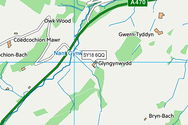 SY18 6QQ map - OS VectorMap District (Ordnance Survey) SY18 6QQ map - OS VectorMap District (Ordnance Survey)