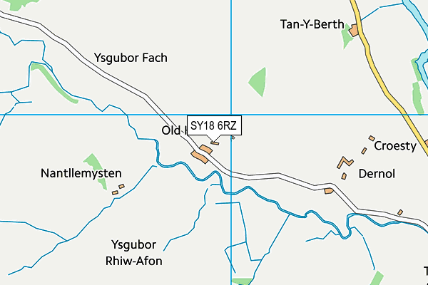 SY18 6RZ map - OS VectorMap District (Ordnance Survey) SY18 6RZ map - OS VectorMap District (Ordnance Survey)