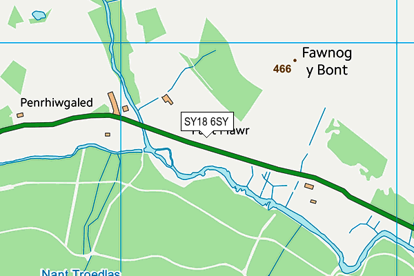 SY18 6SY map - OS VectorMap District (Ordnance Survey) SY18 6SY map - OS VectorMap District (Ordnance Survey)