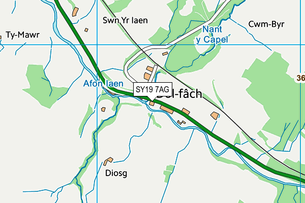 SY19 7AG map - OS VectorMap District (Ordnance Survey) SY19 7AG map - OS VectorMap District (Ordnance Survey)