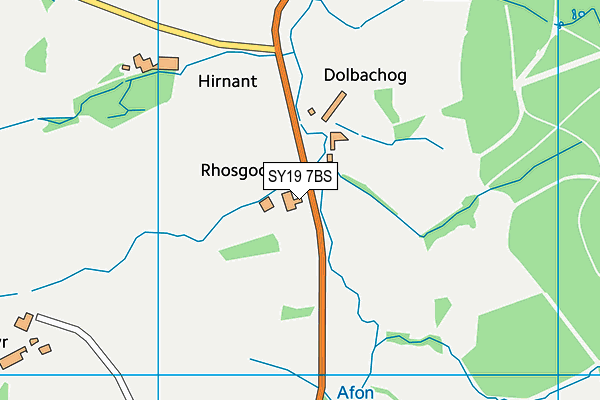 SY19 7BS map - OS VectorMap District (Ordnance Survey) SY19 7BS map - OS VectorMap District (Ordnance Survey)