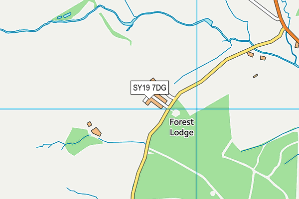 SY19 7DG map - OS VectorMap District (Ordnance Survey) SY19 7DG map - OS VectorMap District (Ordnance Survey)