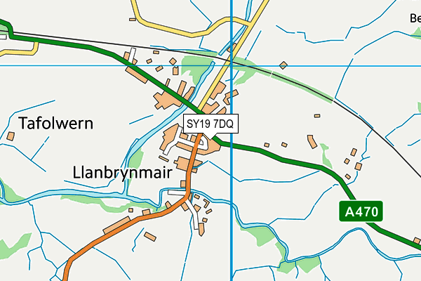 SY19 7DQ map - OS VectorMap District (Ordnance Survey) SY19 7DQ map - OS VectorMap District (Ordnance Survey)