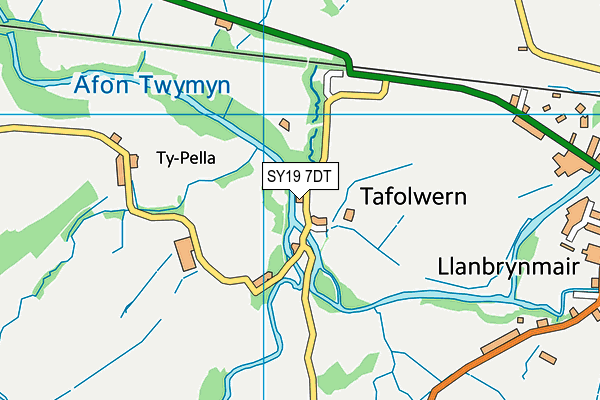 SY19 7DT map - OS VectorMap District (Ordnance Survey) SY19 7DT map - OS VectorMap District (Ordnance Survey)